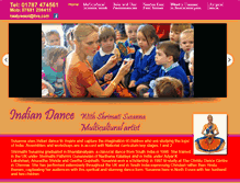 Tablet Screenshot of indian-dance.co.uk